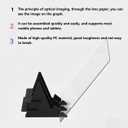 2 x DKUWBJAS Optical Drawing Board Drawing Tracing Projector Board Art Smart Sketcher Light Up Pad for Kids Lightbox Camera