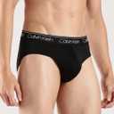 Calvin Klein Men's Underwear Micro Stretch 3-pack Hip Brief (Black, L)
