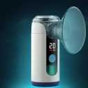 Hand-held Nebulizer for Respiratory System, Portable Nebulizer with Self-Clean Mode, Rechargeable Nebulizer for Home Office Travel