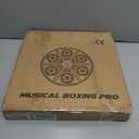 Music Boxing Machine for Adults, Wall Target Punching Workout with Boxing Gloves, Bluetooth Smart Boxing Training Machine Suitable for Home,Office,Gym, 12 Modes & 12 Speeds