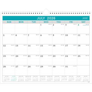 Calendar 2026-2027, 18 Months from July 2026 to December 2027,11.5" x 14.6", with Julian Date