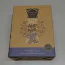 Home EC Premium Stainless Steel Sea Salt and Pepper Grinder Set of 2 - Adjustable Ceramic - Tall Glass Salt and Pepper Shakers - Kitchen Spice Mill W/Funnel & EBook