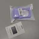 Case for Sony ZV-E10 Vlog Style Digital Camera Accessories, ZV E10 Soft Silicone Protective Case, Slim Fit Sleeve with ZV-E10 Screen Protector, Lightweight, Anti-Scratch (Lilac Purple)