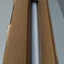 Cordless Roller Shades 100% Blackout Blinds for Windows and Doors, Pull Down Room Darkening Window Shades, Easy to Install for Home and Office, Grey, Fixed 75 Inches High, 24 Inches Width