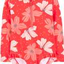 Simple Joys by Carter's Girls' Long Sleeve Zipper One Piece Swimsuit (18M, Pink Floral)