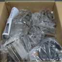 Crystal Bathroom Light Fixtures Over Mirror, Black 4-Light Bathroom Vanity Lights Over Mirror Modern Wall Lighting Sconces with Ceramic E26 Base (Bulbs Not Include)