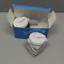 Collapsible Water Bottles with Straw 20.6oz, Silicone Foldable Portable Water Bottle, BPA-Free, Leakproof Reusable for Travel Camping Hiking Cycling Yoga Sports, 2 Pack (Black+Starlight)