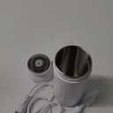 Electric Kettle - Travel Portable Heater for Coffee Tea Milk Soup - Stainless Steel Travel Water Boiler tea pot with Temperature Control - LED - Automatic Power Off - 450ml - Kitchen Appliance (White)