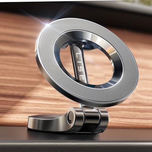LISEN for MagSafe Car Mount for iPhone 17 Pro Max, Classic Magnetic Phone Holder for Car, Car Phone Holder Mount, Dash Car Accessories Gifts for Women Men, for iPhone 17 Pro Max Air 16 15 14 13 12