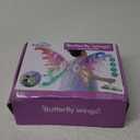 ATHLERIA Electric Fairy Wings for Girls,DIY Butterfly Angel Wings with Lights Toddler Birthday Princess Gifts for 3 4 5 6 7+ Years,Light Up Fairy Costume for Halloween Christmas Dress Up Party Favor