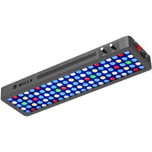 Wills Aquarium Light, 200W Full Spectrum LED Reef Lights, 28"x8.5"x2.4"