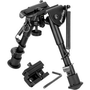 Besrilien Rifle Bipod with Picatinny Adapter Bipods for Rifles 6-9 Inches