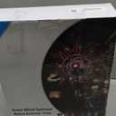 Solar Wind Spinner Multi-Color LED Lighting by Solar Powered Glass Ball with Kinetic Wind Sculptures Dual Direction Decorative Lawn Ornament Wind Mill