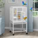 YITAHOME 41 inches Metal Bird Cage for Parakeets