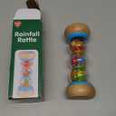 Rainmaker - Montessori Baby Toys for 6-12 Months 1 Year Old, Newborn Baby Rattle Shaker Sensory Toy, 7 inch Wooden Rain Stick Baby Musical Toys for 6 7 8 9 10 Month Infant Toddlers Gift