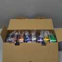 PETG Filament 1.75, Transparent 3D Printer Filament Bundle, 250g/Spool, 8 Rolls, 2 Spool of Black/Transparent and 6 Spools of Clear PETG Red/Orange/Blue/Green/Purple/Yellow (0.25KG*8, Petg Bundle-0.25kg*8 Clear Filament)