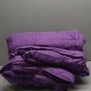 JOLLYVOGUE Queen Comforter Set, Ultra-Soft Bed in a Bag Queen Size 7 Pieces, Oeko-TEX Certified Bedding Set with Down Alternative Comforter, Sheets, Pillowcases & Shams, Purple