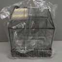 Large Tall Glass Plant Terrarium – House Succulent Terrarium Kit with Lip and Tray Glass Greenhouse Terrarium for Plant 9.5”X5.7”X11.4”