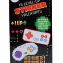 16 Level-Up Sticker Valentines, 4 Pack