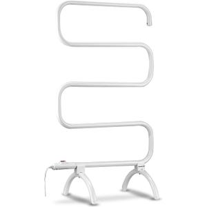 Homeleader Towel Warmer and Drying Rack, Heated Towel Rack, Wall Mount & Free Standing Towel Heater for Bathroom, 120W