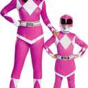 Disguise Power Rangers Pink Ranger Costume, Officially Licensed Power Rangers Costume for Girls, Small (4-6Y)