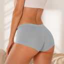 Womens Boyshorts Underwear Seamless Boxer Briefs Full Coverage Soft Stretch Boxer Shorts For Women 4 Pack