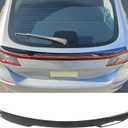 Spoiler Compatible with 2022-2025 Honda Civic Hatchback Trunk Spoiler ABS Lip Spoiler Wing Replacement for 2022 2023 2024 2025 Honda Civic Accessories(Glossy Carbon Fiber)