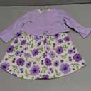 Touched by Nature Baby Girl Organic Cotton Dress and Cardigan 6-9M