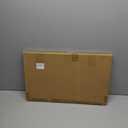 Rustic Wood Frame Wall Art, Distressed White Floral Carved Design, Vintage Arched Windowpane Style Farmhouse Decor with Acrylic Reflective Surface for Living Room Bedroom Bathroom, 13.4x22 Inch