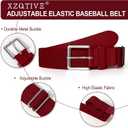 XZQTIVE Baseball Softball Socks and Baseball Softball Belt Combo Set