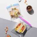 Sandwich Bags Ziplock 100 count Resealable Extra Strong