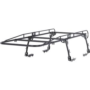 ALMULOO Adjustabl Truck Ladder Rack 60" W x 138" L x 34" H Universal Truck Pickup Bed Contractor Rack Heavy Duty Steel Lumber Utility Kayak Rack 1000lbs