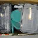 40 Piece Food Storage Containers with Lids(20 Containers & 20 Lids), BPA-Free Plastic Food Containers for Kitchen Storage and Organization, Leak Proof Meal Prep Container, Includes Labels & Pen