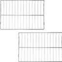DG75-01001C Oven Rack, Compatible with Samsung Stove Oven Accessories DG75-01001A NE63A6511SS NX60A6511SS, 304 Stainless Steel Oven Rack, 2 Pack