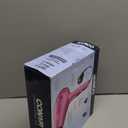 Conair Hair Dryer with Retractable Cord, 1875W Blow Dryer, 3 Heat Settings, 2 Speeds, Blow Dryer with Diffuser and Concentrator Attachments, Ionic + Tourmaline Technology, Pink