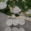 10 Wedding Aisle Decorations for Wedding Ceremony White Wedding Chair Decorations Flowers for Wedding Aisle Decor Church Pew Decorations