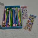 30 Squishy Pens for Kids, Cute Fun Stress Relief Bobblehead Pen, Party Favors, Birthday Gifts for Boys & Girls, Classroom Prizes