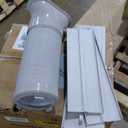 SereneLife Small Air Conditioner Portable 14,000 BTU with Built-in Dehumidifier - Portable AC unit for rooms up to 650 sq ft - Remote Control, Window Mount Exhaust Kit (White)