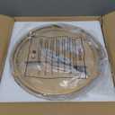 Flush Mount Light Fixture, 12 inch 2-Light Modern Ceiling Light with Brass Gold Finish for Hallway Kitchen Laundry Bedroom, 4822-BB