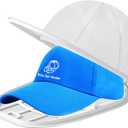 Eiito Hat Washer Cage, Hat Washer for Baseball Caps for Washing Machine or Dishwasher, Ball Cap Washers Frame for Flat and Curved Hats, Hats cage, Fit for Adult and Kid's, 1 Pack White