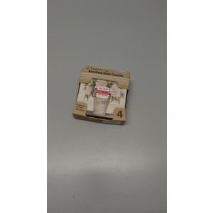 Absorbent Coasters With Natural Cork Backing