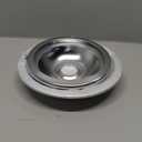 316048413 and 316048414 Stove Burner Drip Pans for Electric Stove Top - Perfectly Fit Frigidaire Kenmore Electric Range -Thickening to Prevent Bending and Rust - Include 2 x 6 in, 2 x 8 in (Chrome)