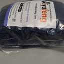 Aiyufeng Moga Navy Blue Shower Curtain 84 Inches Long, 3D Embossed Textured Fabric Shower Curtain for Bathroom - Soft Cloth & Hotel Spa Luxury, Machine Washable, 72X84, Blue