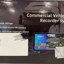 4CH Channel 360 AHD 10.36" Monitor Touch Screen Loop Recording Display Left and Right Electronic Side View Mirror BSD DVR Dash Backup Camera Side Blind Areas IR Waterproof for Truck