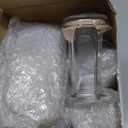 Sieral 6 Pieces Coplin Staining Jar 5 Microscope Slides Capacity Staining Tank 60 ml Glass Jars with Lids for Lab Research Glassware Supplies