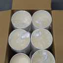 Clawsoff 210 Pack 16 oz Disposable Paper Cups, Hot/Cold Beverage Paper Drinking Cups, Navy Floral Paper Coffee Cups 16 oz for Home-use, Office, Restaurant and Events