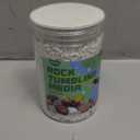 2 Pound Rock Tumbling Ceramic Filler Media 1/8" X 1/4" Small Cylinder Ceramic Tumbling Tumbler Media - 2 LBS for use in Rotating Tumblers