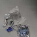 Universal Kitchen Faucet Head Replacement Compatible with Kohler/Moen/Delta Faucet with 15 Adapter Kit, 3 Function Pull Down Sink Faucet Spray Head, Chrome Finished