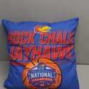 Northwest NCAA Kansas Jayhawks 2022 National Basketball Champions Pillow, 18" x 18", Victory