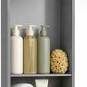 Shower Niche Stainless Steel Gray 24H X 12W No Tile Needed